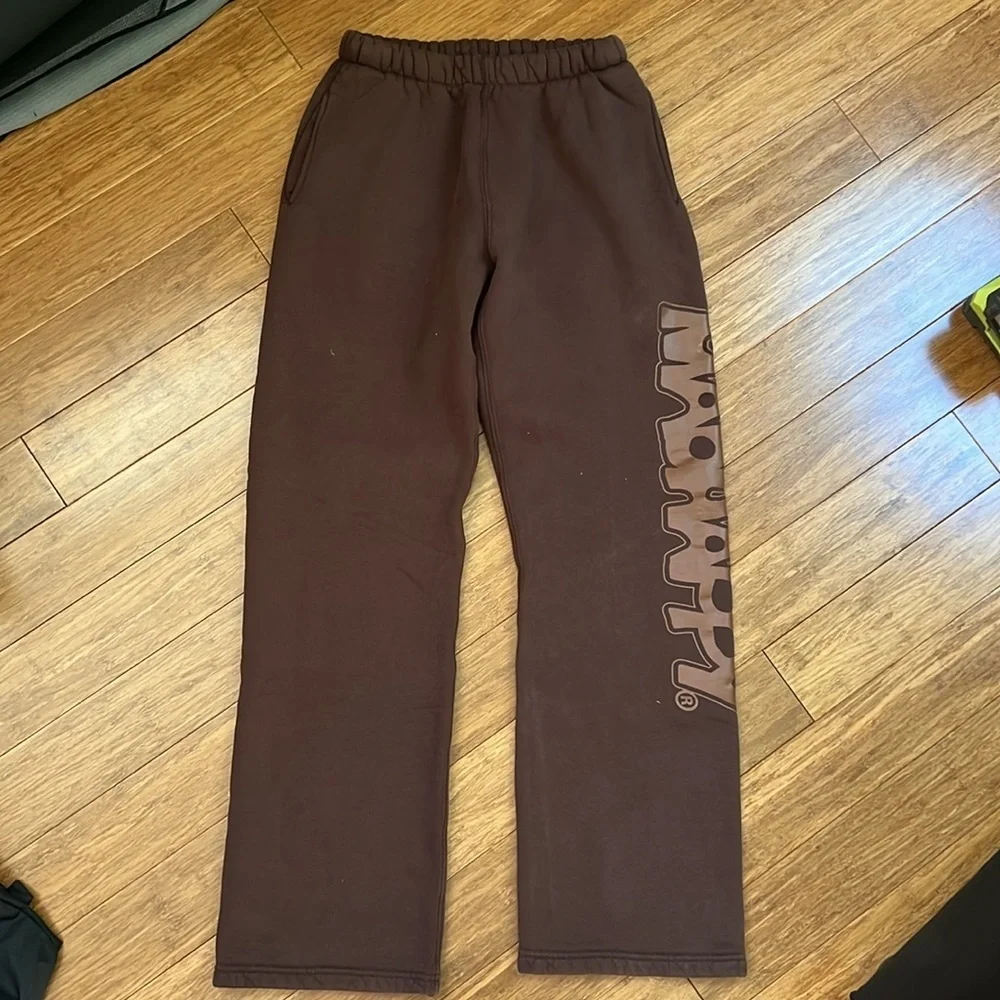 NEW MADHAPPY Joggers Brown **RARE** Sz M